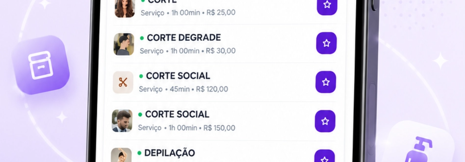 Catálogo de serviços e produtos no Belflow